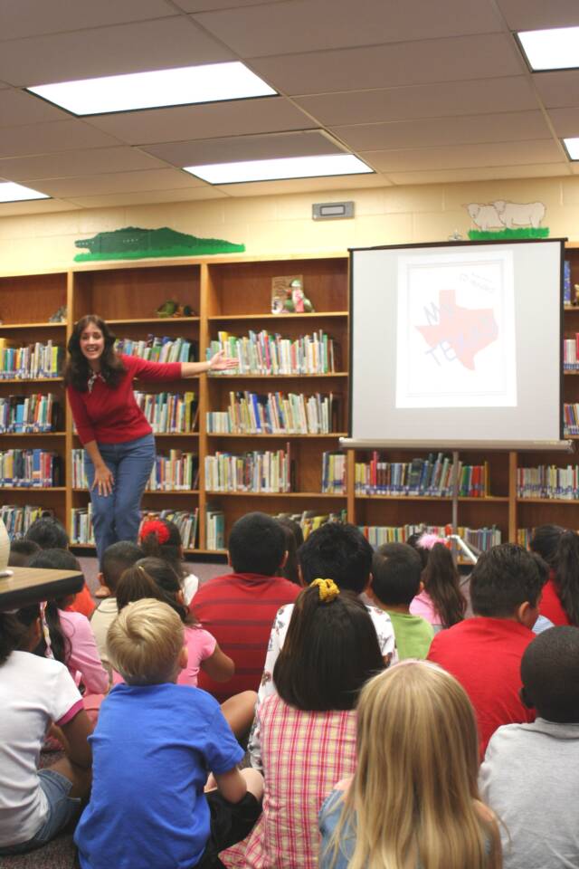 MY TEXAS visit at Giddings Elem School