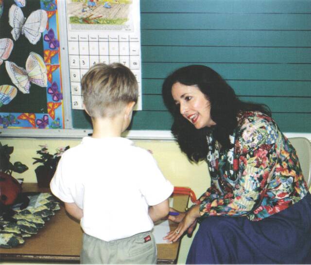 GlayMarie visits Mrs. WInkler's Kindergartners